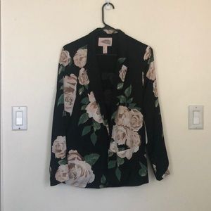 Forever 21 floral blazer size S